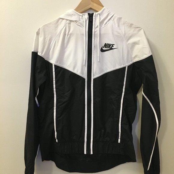 Nike Windbreaker Black and White Size XS - Picture 2 of 6